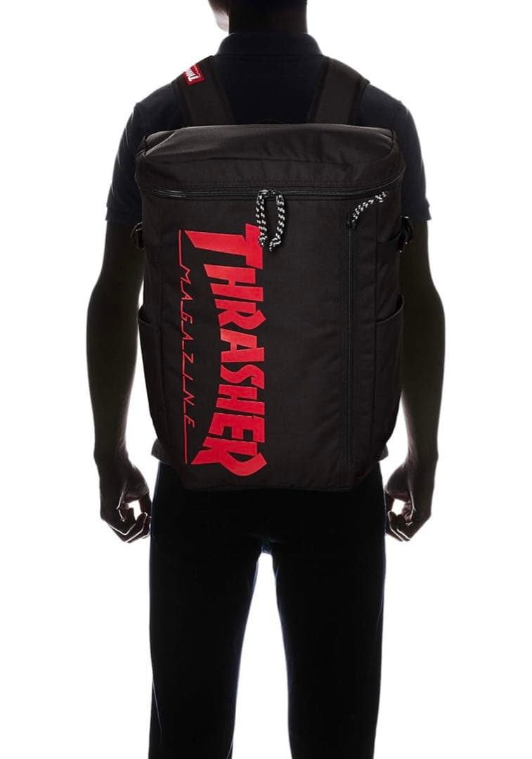 新品　THRASHER スラッシャー　リュック 25L (撥水加工)A4収納　赤