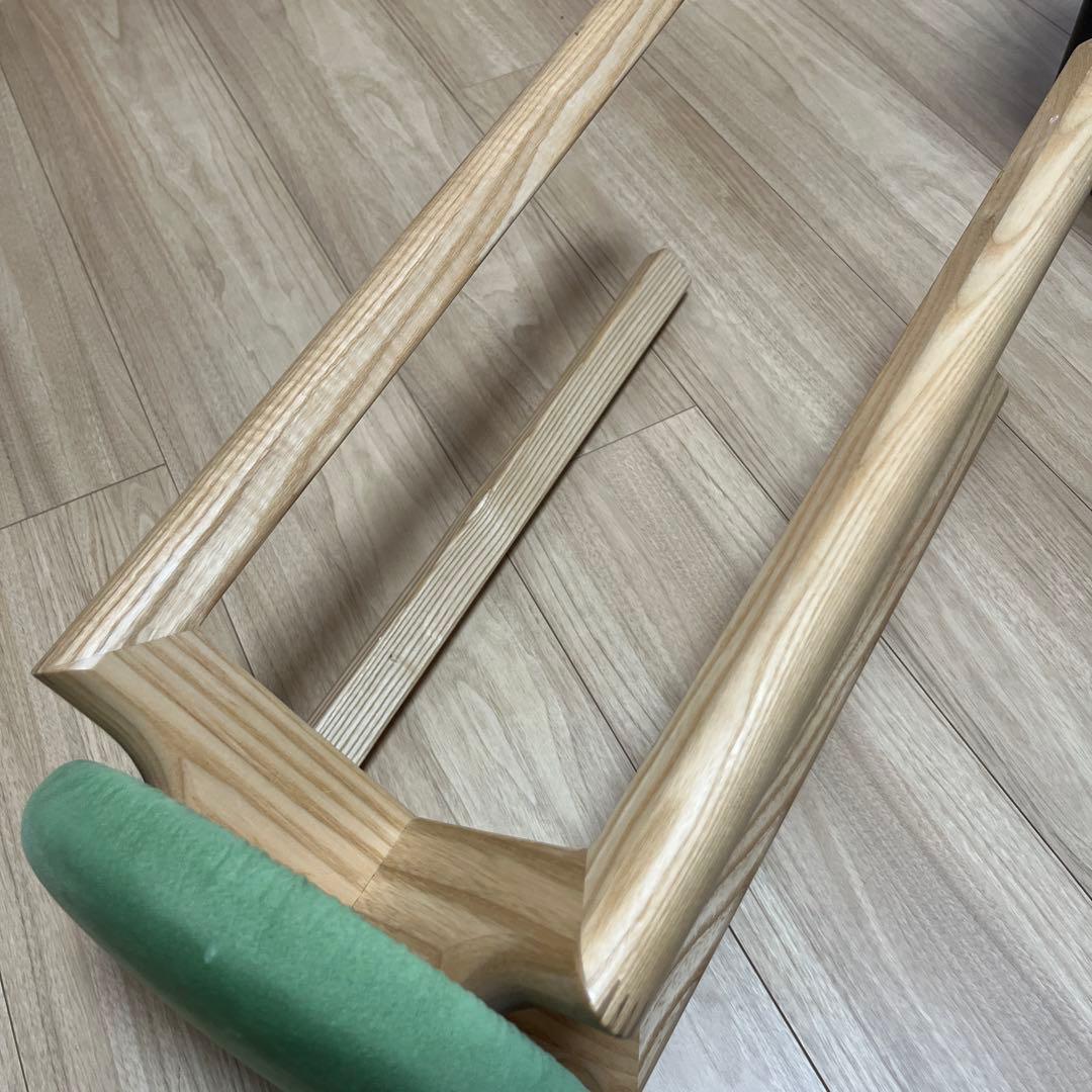 TAKUMI 匠工芸　緑色 円形スツール　マッシュルームスツール