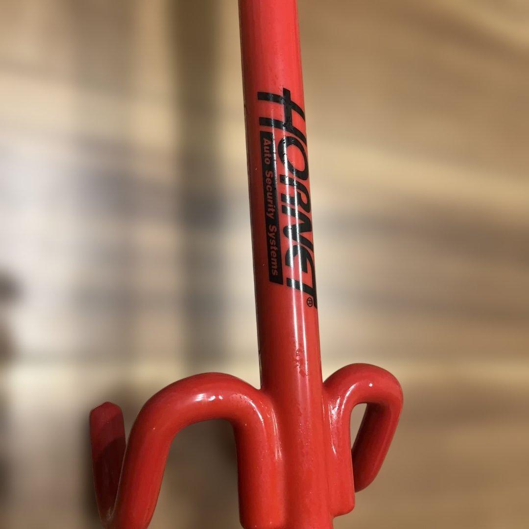 HORNET タイヤ・ホイールロック 赤 2鍵付き