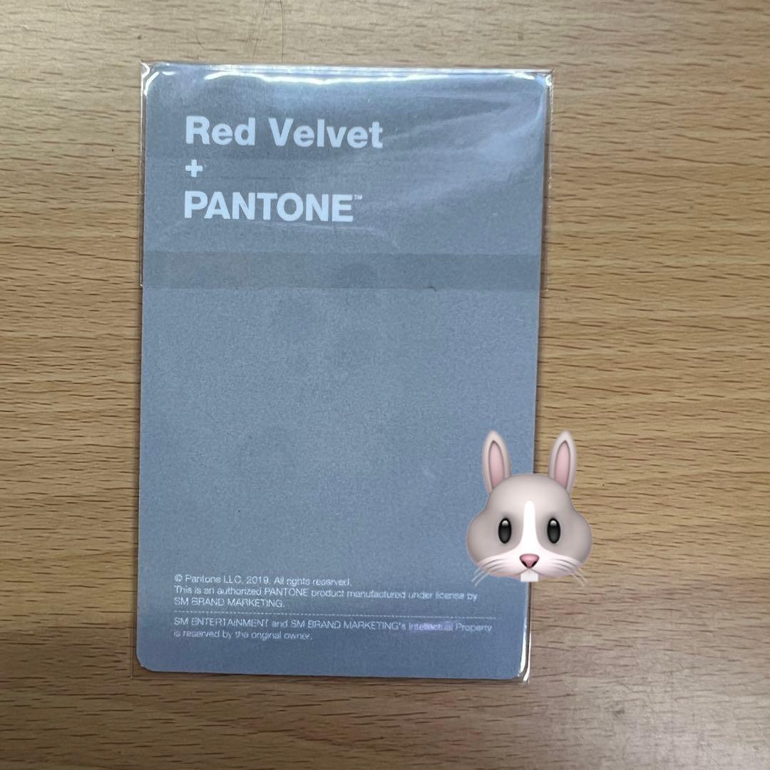 RedVelvet レドベル PANTONE スルギ トレカ
