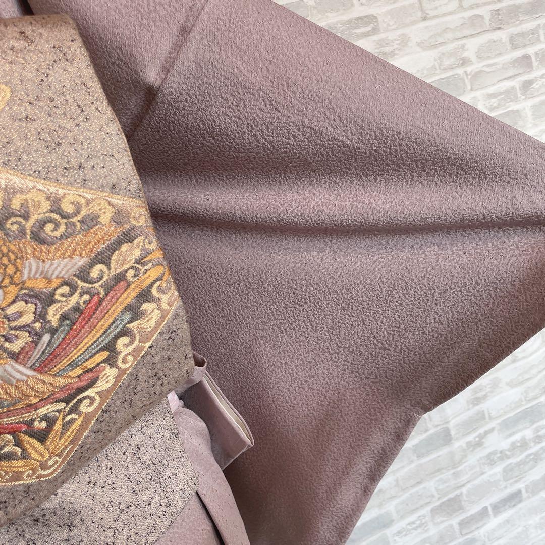 色無地　フルセット　薄紫　バチ衿　躾糸付き　シンプル　礼装　カジュアル　Q1