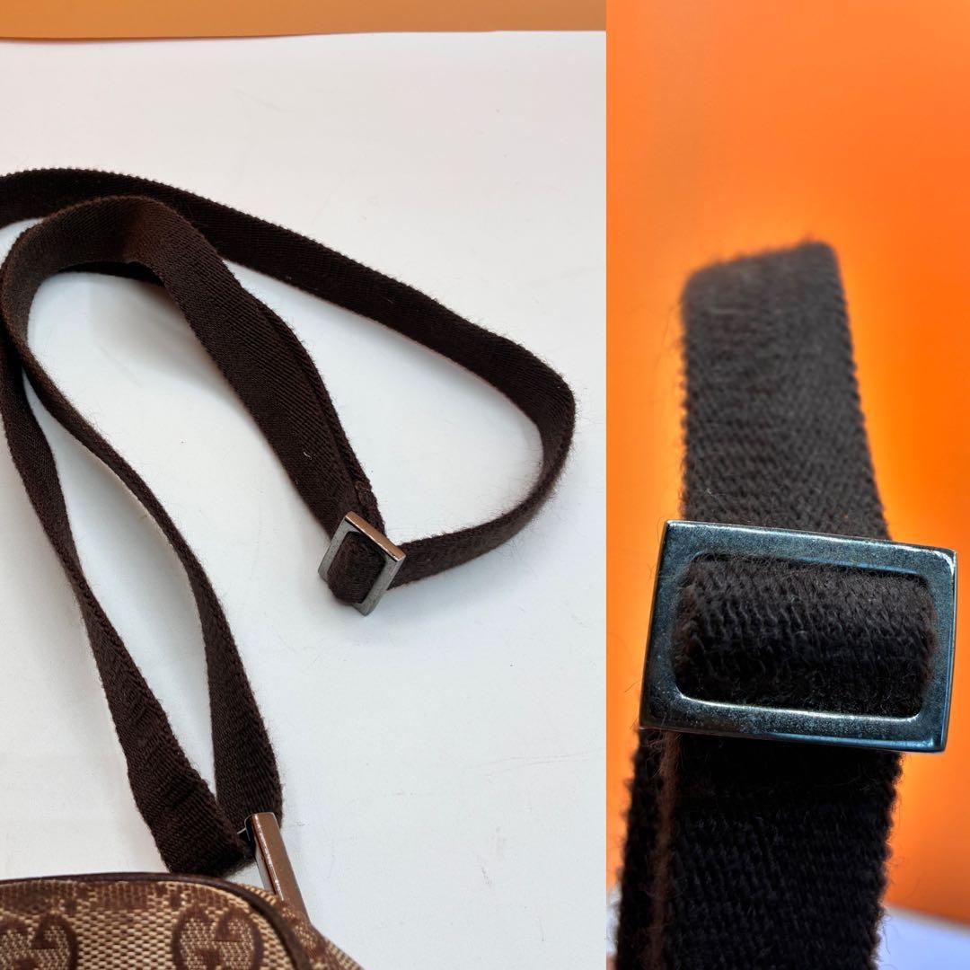GUCCI GGキャンバス ショルダーバッグ クロスボディ