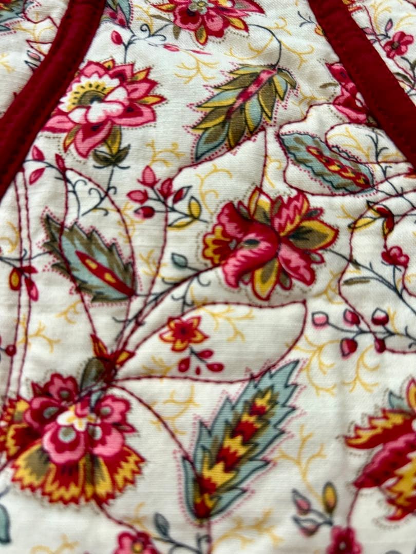 bonjour diary リバーシブルキルティングペプラムジャケット　4y