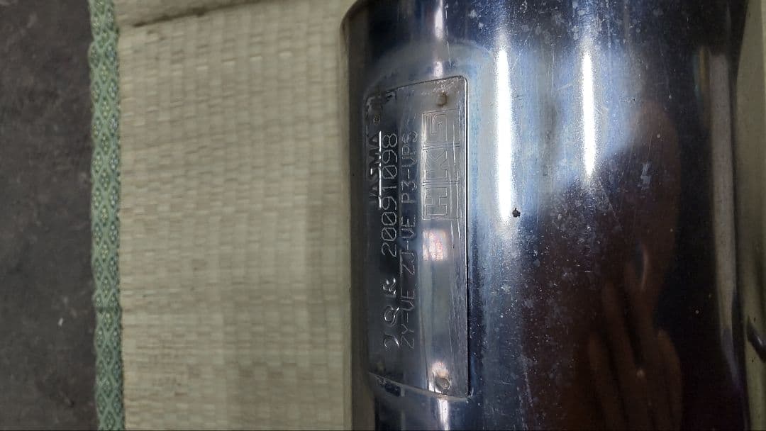 デミオ　DY3W系silent ステンレス シングル出しマフラー