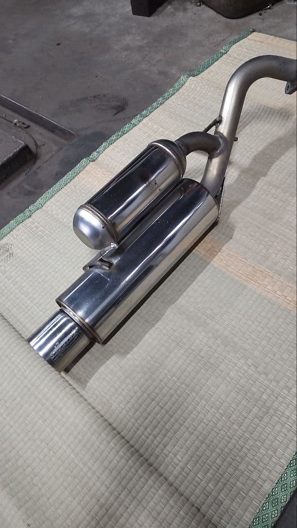 デミオ　DY3W系silent ステンレス シングル出しマフラー