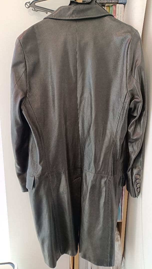 GUCCI グッチ レザー 革 ロングコート　ユーズド　美品