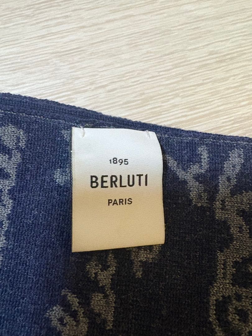 BERLUTI ベルルッティ　ウール　マフラー　スカーフ