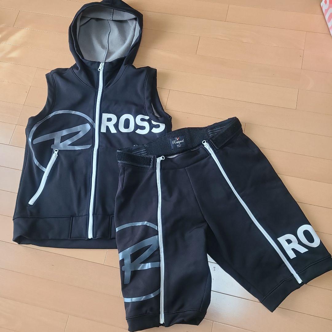ロシニョール フード付きベスト ハーフパンツセット