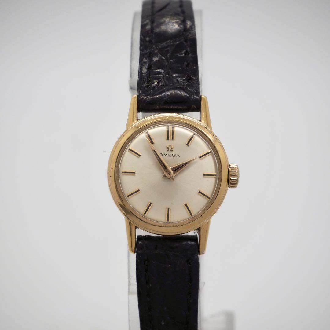 専用531【希少】OMEGA　時計　手巻き　レディース　金張り ゴールド