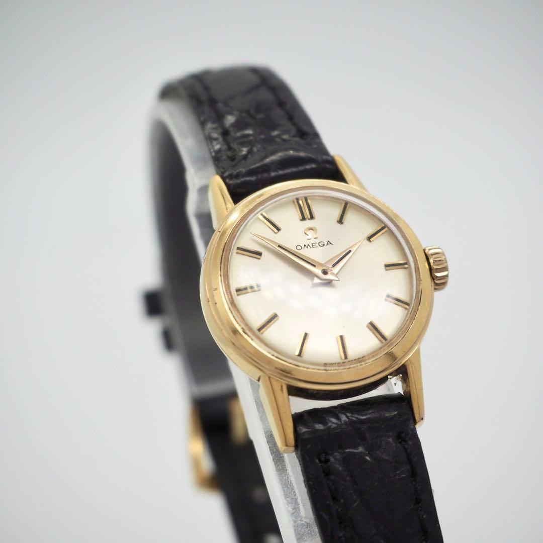 専用531【希少】OMEGA　時計　手巻き　レディース　金張り ゴールド