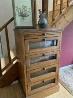 ※送料当方負担※　ヴィンテージ チェスト 無垢