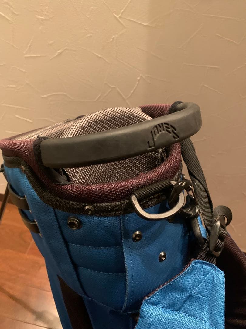 Jones スタンドバッグ 青
