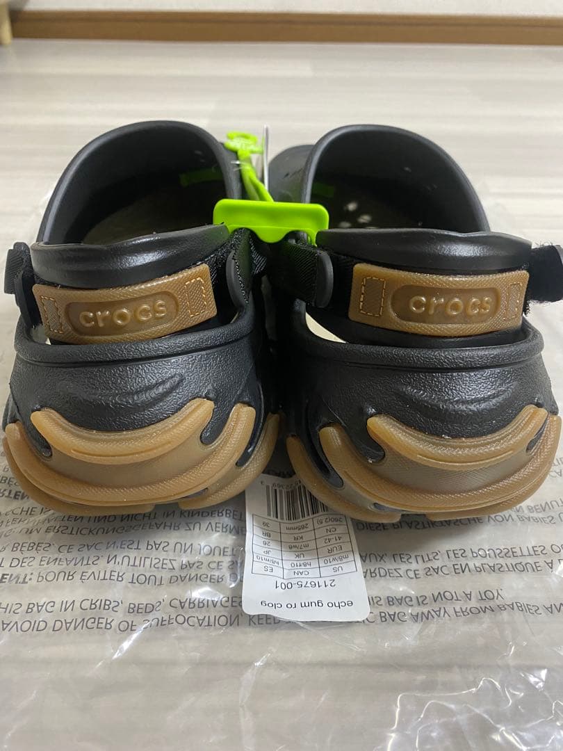 Crocs エコーガムRO クロッグ カラーblack