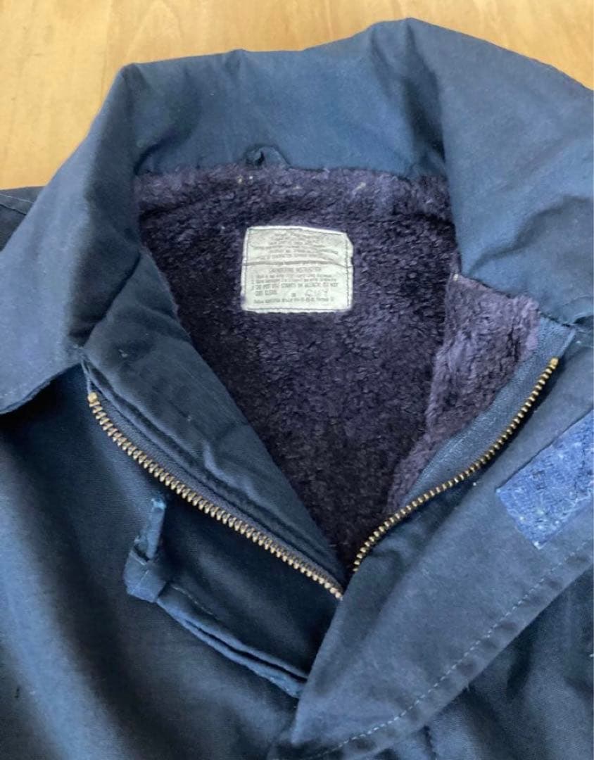 y*o様 90s US.NAVY ARAMID DECK JACKET ネイビー