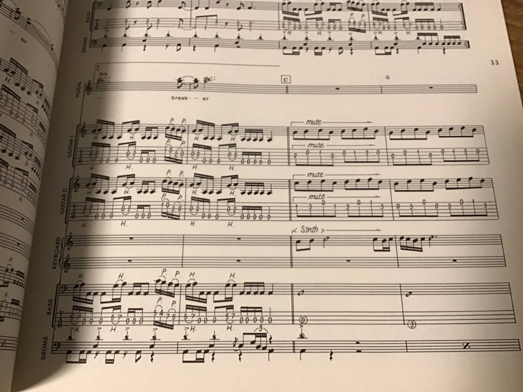 ★楽譜/KUNI/クニ/マスク/MASQUE/タブ譜/バンドスコア