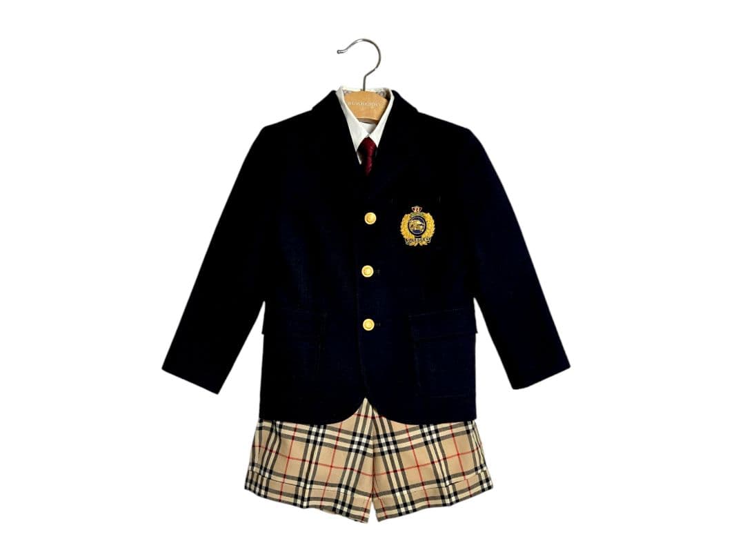 BURBERRY エンブレムジャケット ノバチェック ハーフパンツ ネクタイ等