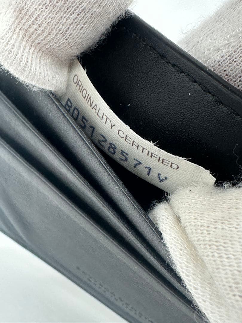 ボッテガヴェネタ マネークリップ 本革 折り畳み財布