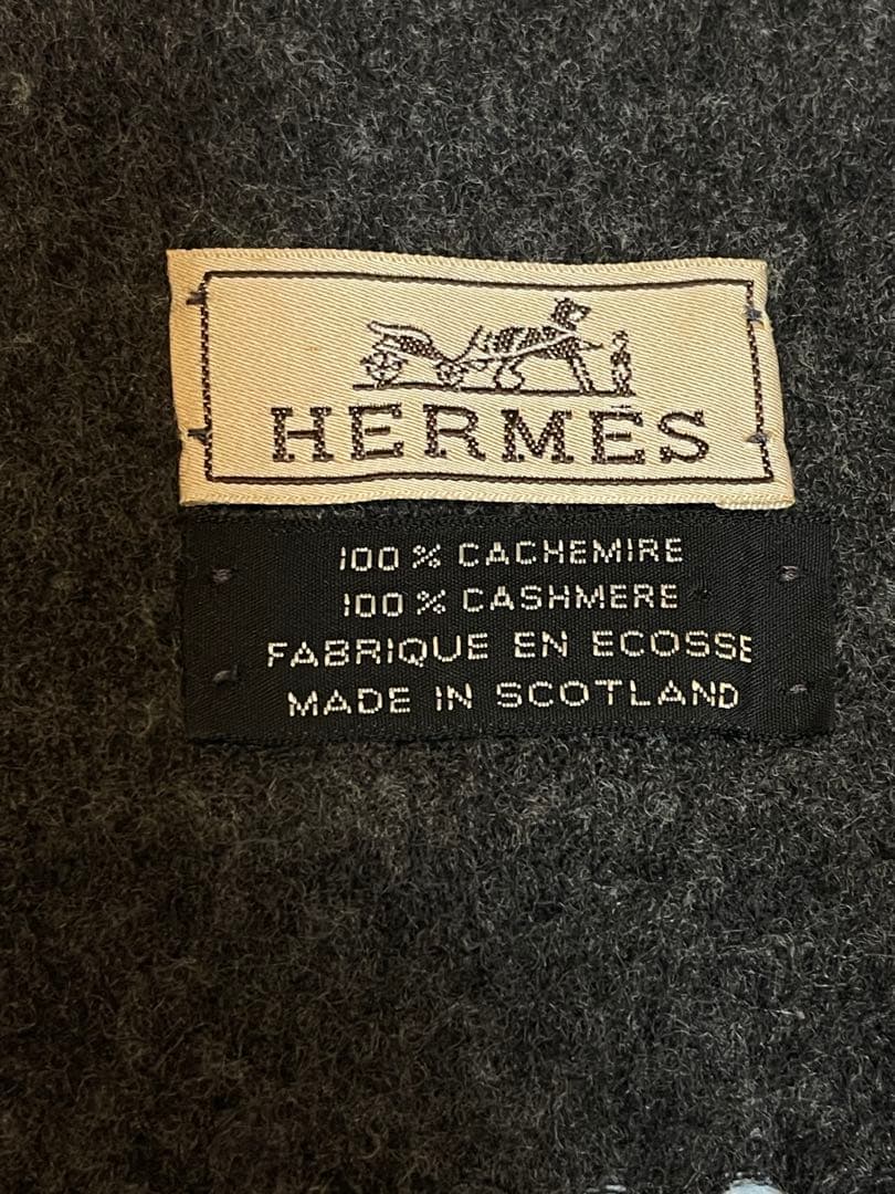 HERME'Sエルメス カシミヤ　マフラー　❤︎