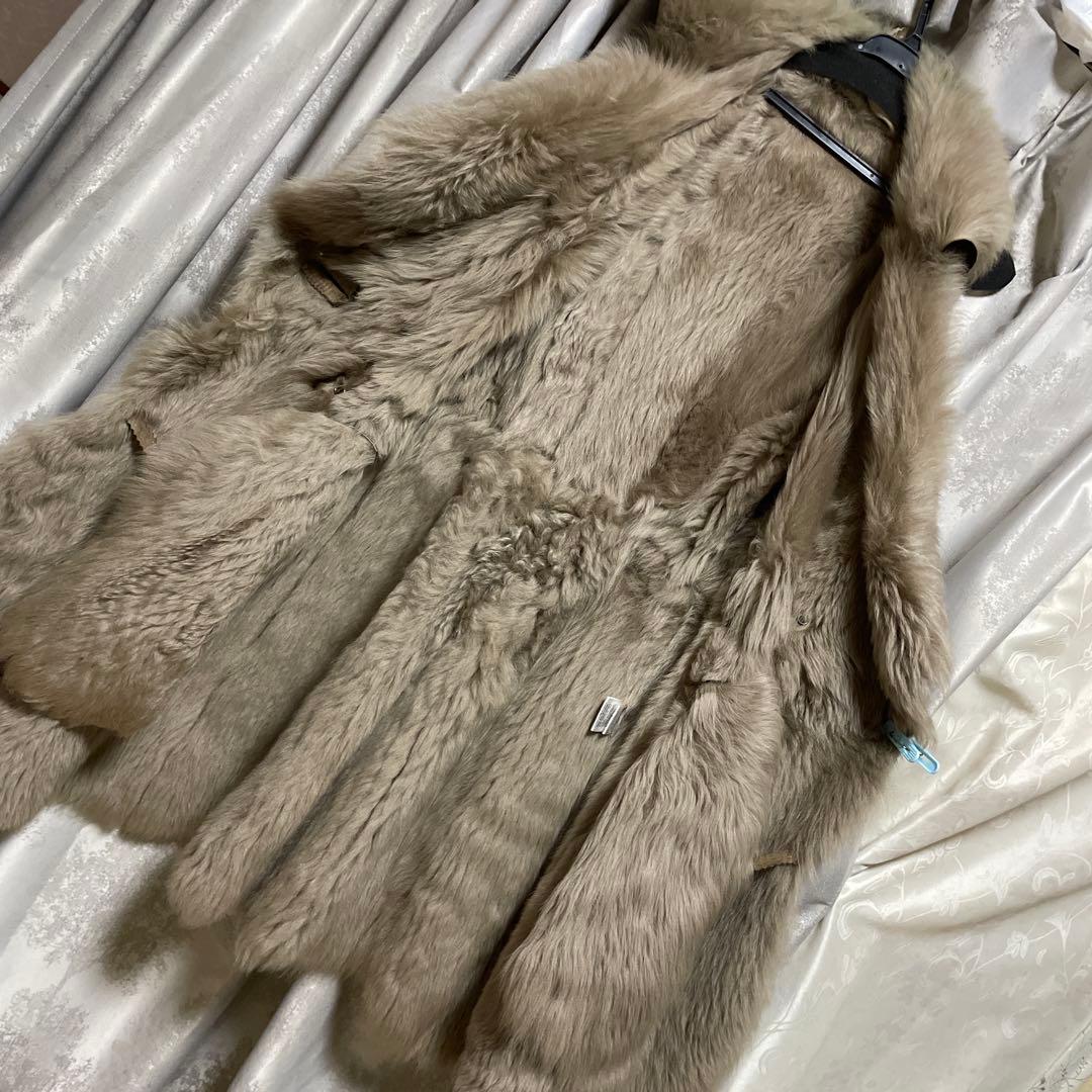 8日迄期間限定お値下げNorth beach毛皮ロングベストビンテージ