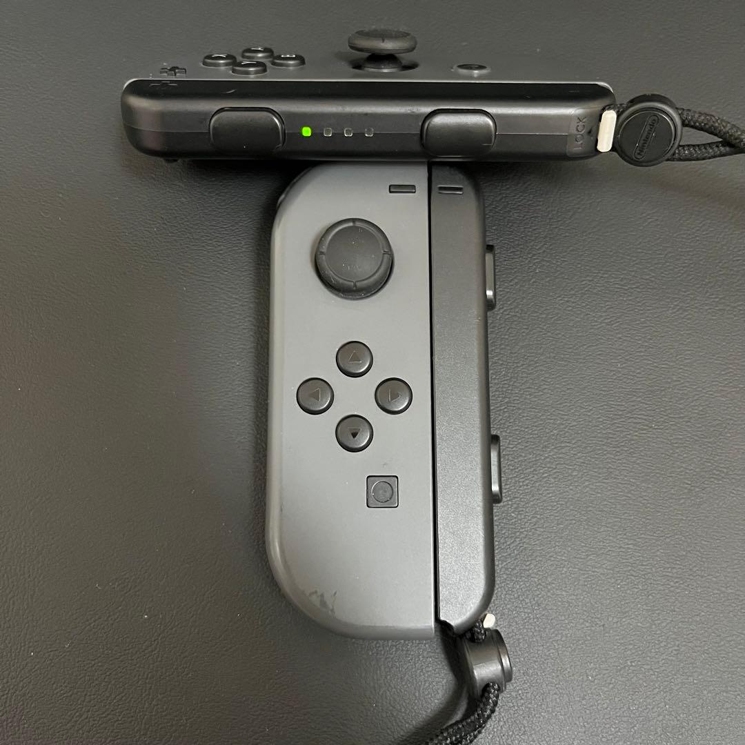 【極美品/新品スティック交換済/バッテリー強化モデル】Switch 本体 グレー