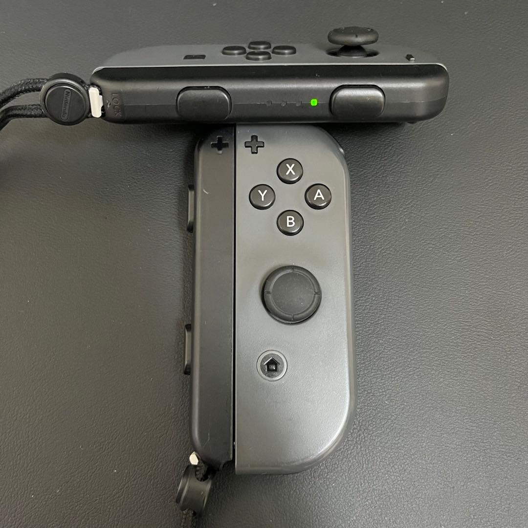 【極美品/新品スティック交換済/バッテリー強化モデル】Switch 本体 グレー