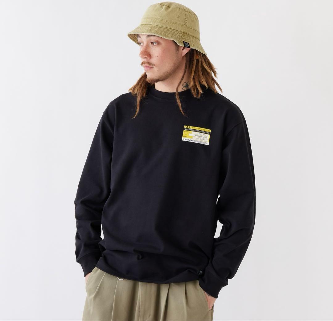 F.A.T. ブラック ロングスリーブ Tシャツ L