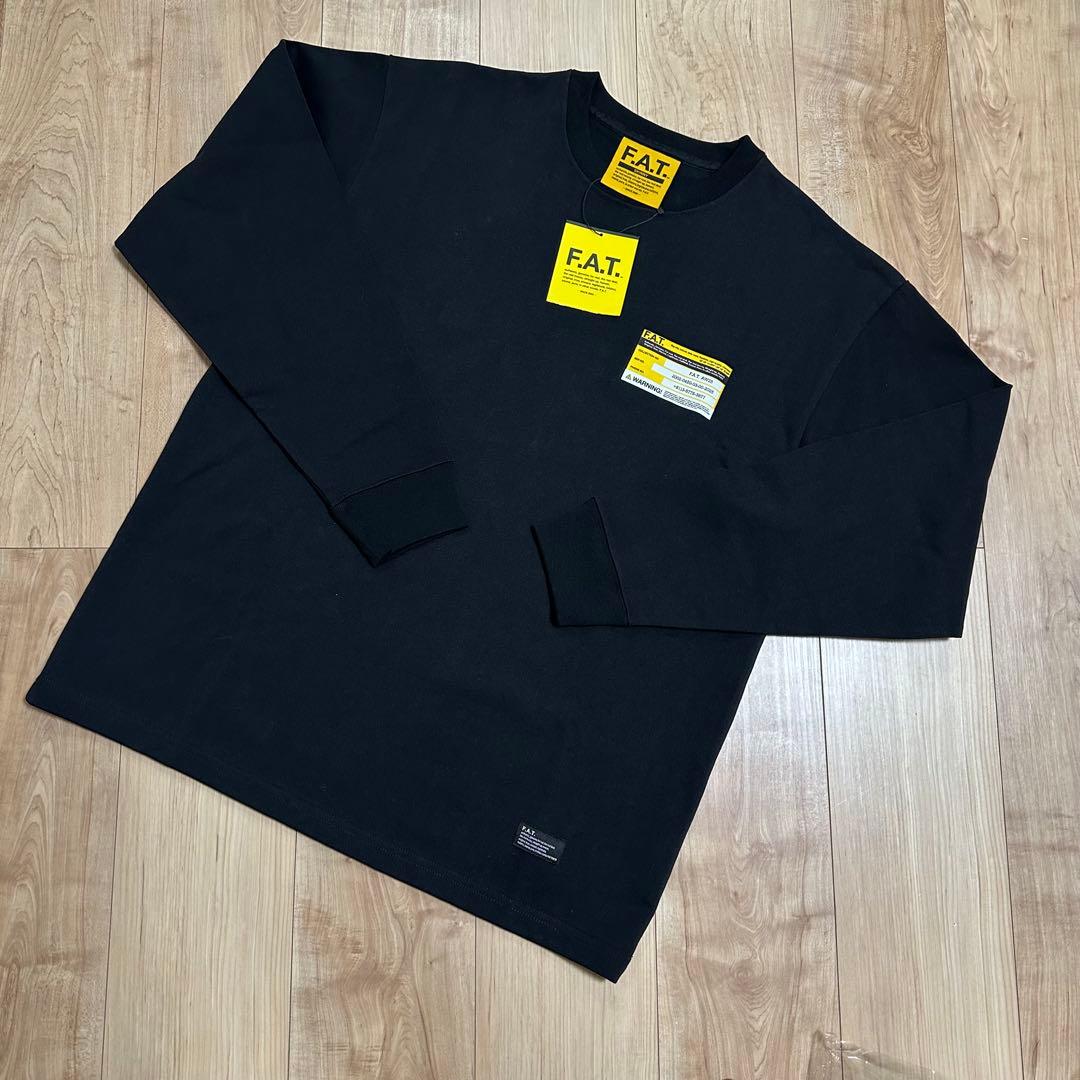 F.A.T. ブラック ロングスリーブ Tシャツ L