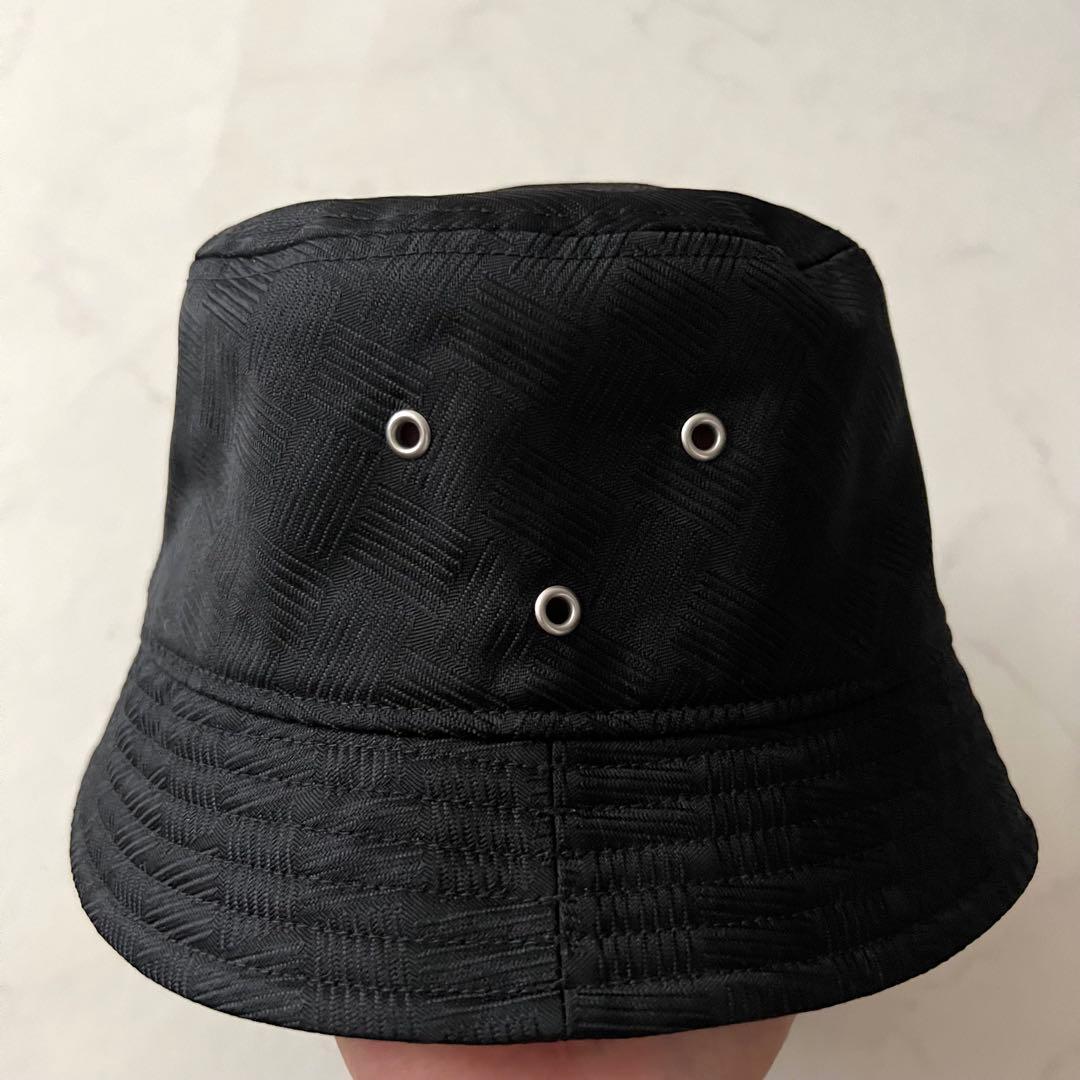 美品 ボッテガヴェネタ バケットハット ブラック 黒 Sサイズ 帽子 近年モデル