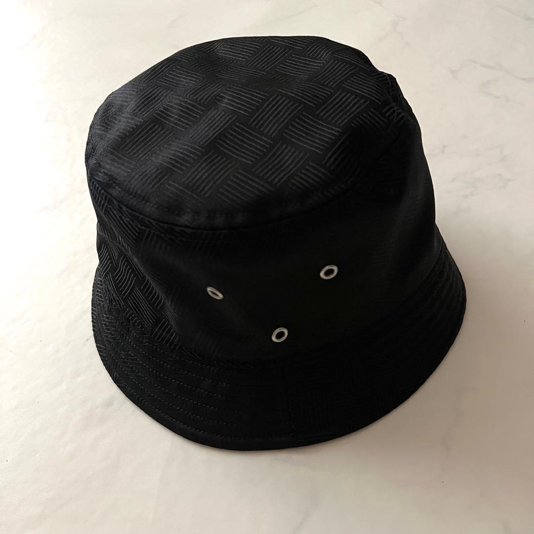 美品 ボッテガヴェネタ バケットハット ブラック 黒 Sサイズ 帽子 近年モデル