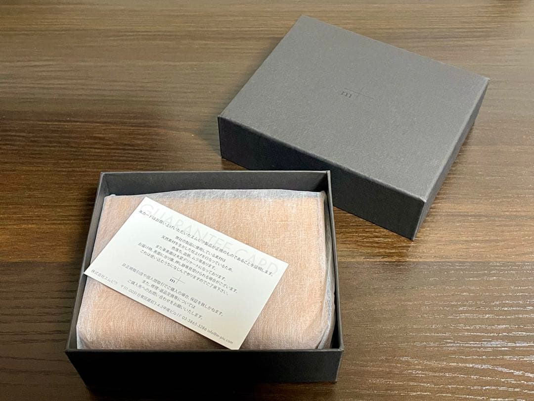 新品未使用　エムピウ ミッレフォッリエ P25 クアドレッティ　キャメル