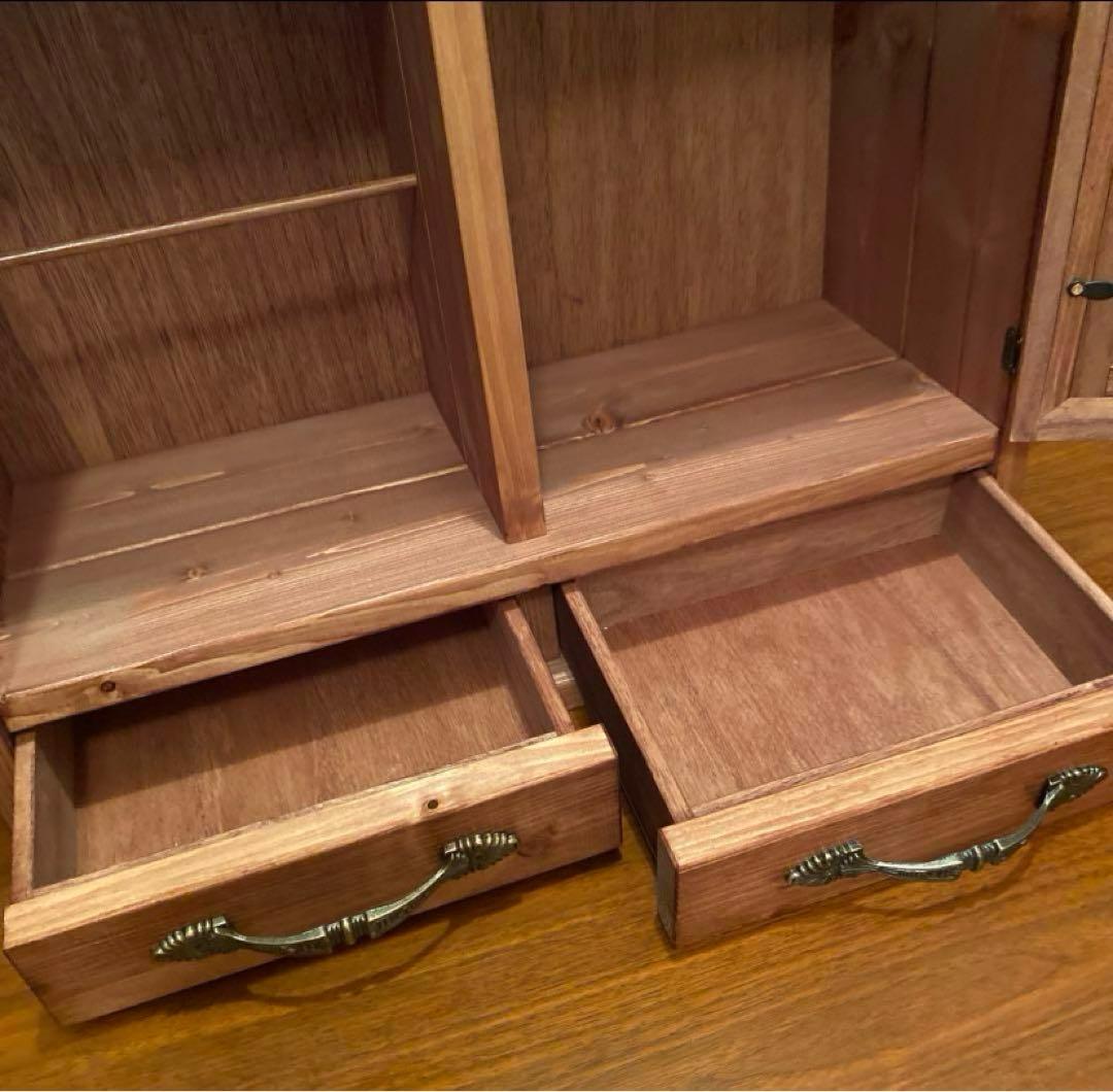 人形用木製クローゼット扉付き　レミン＆ソラン　メルちゃん　パオラドール　収納