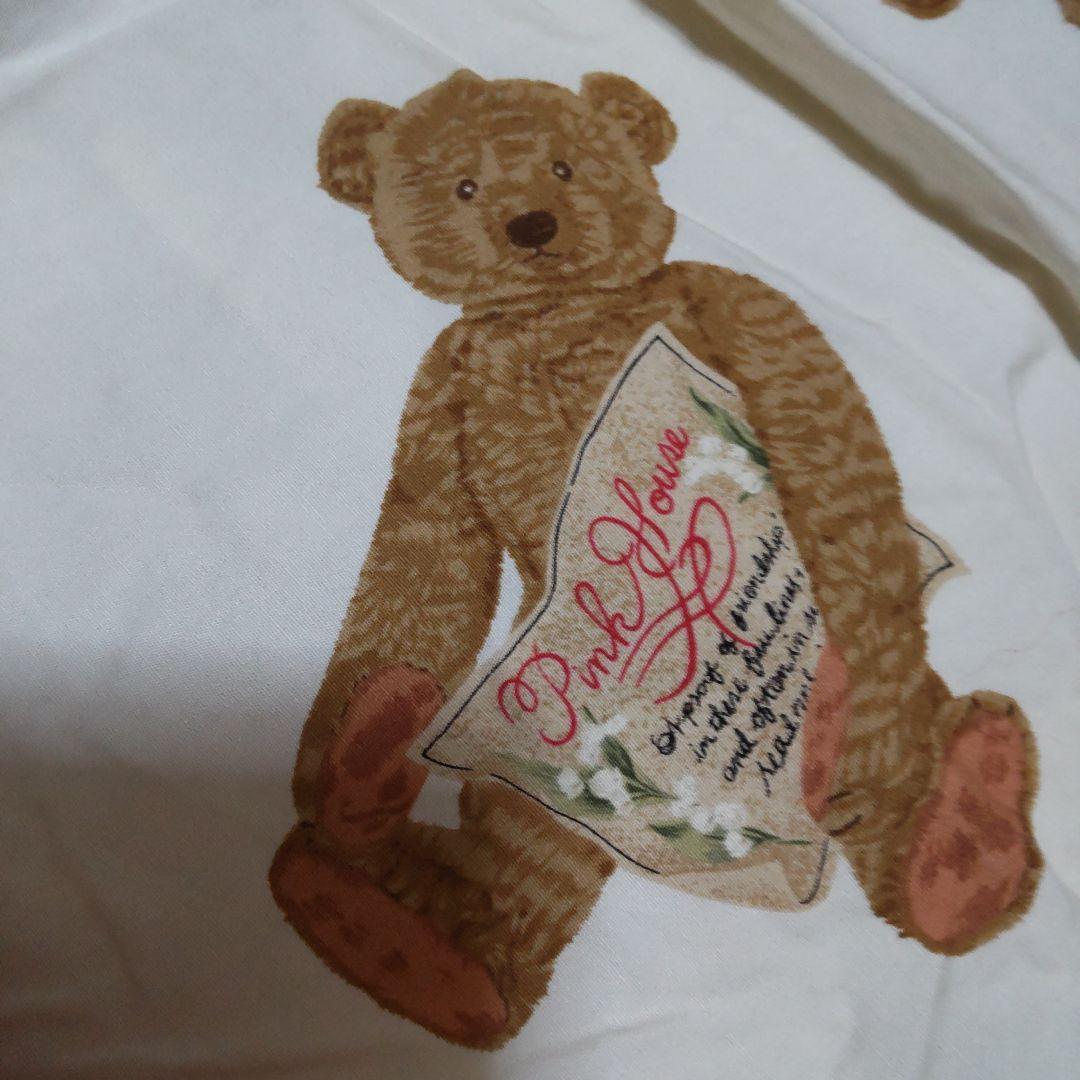 美品ピンクハウス　テディベアティアードワンピース