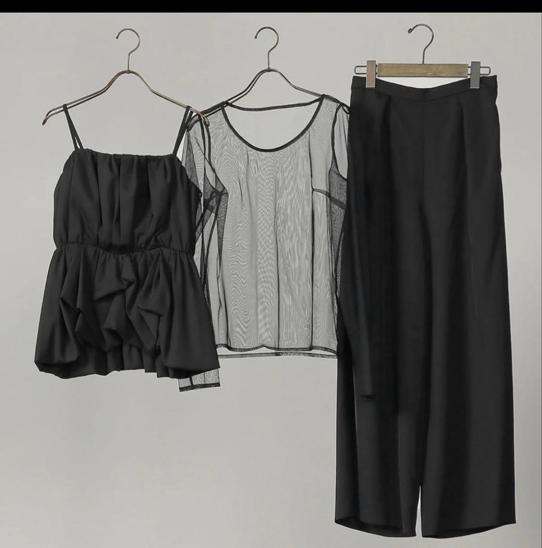 kanaレーストップス キャミビスチェ パンツドレス 3点セット(Mサイズ)