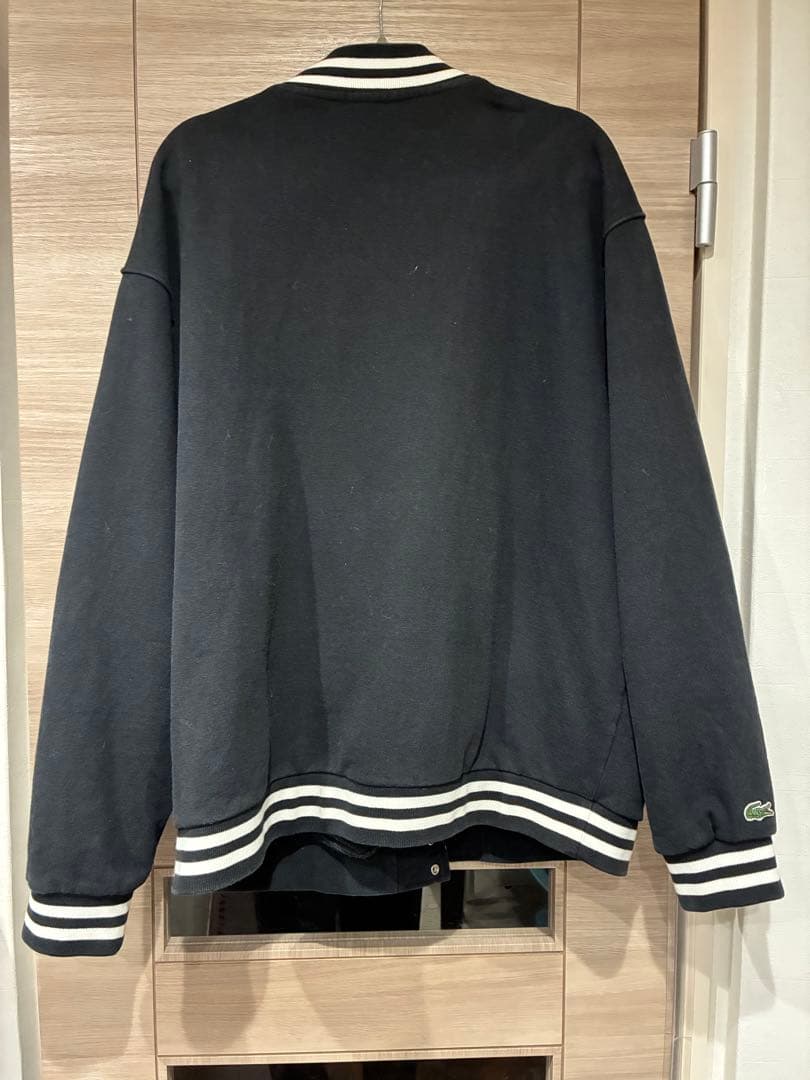LACOSTE×BEAMS 別注 スタジャン US XL ブラック