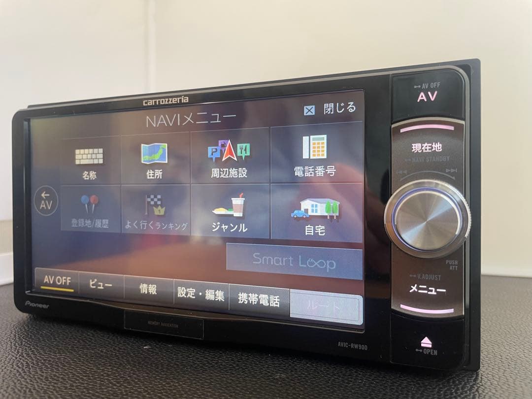 楽ナビAVIC-RW900-R 2025年地図最新第2.0.0.版オービス