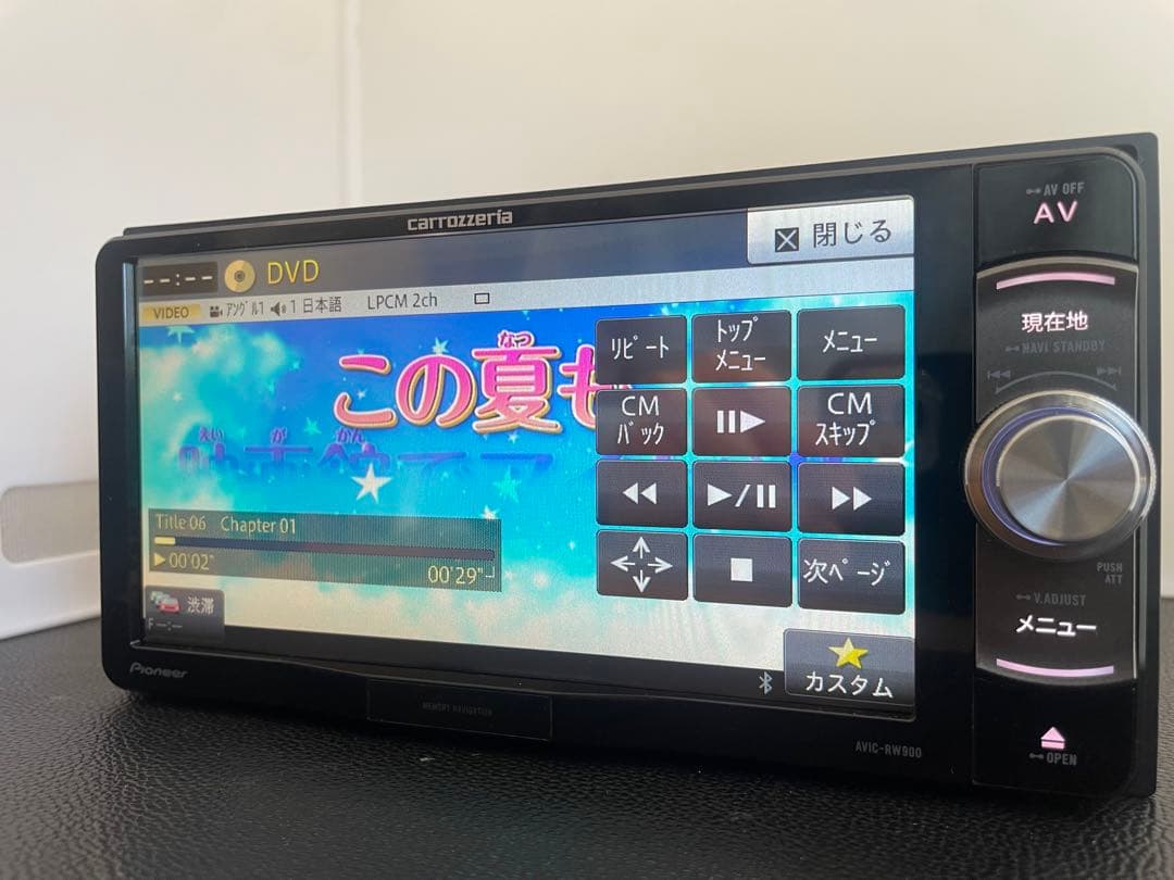 楽ナビAVIC-RW900-R 2025年地図最新第2.0.0.版オービス