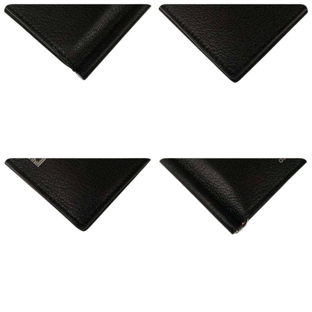 ダンヒル　マネークリップ　折り財布　ブラック