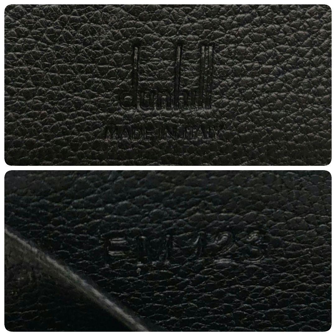 ダンヒル　マネークリップ　折り財布　ブラック