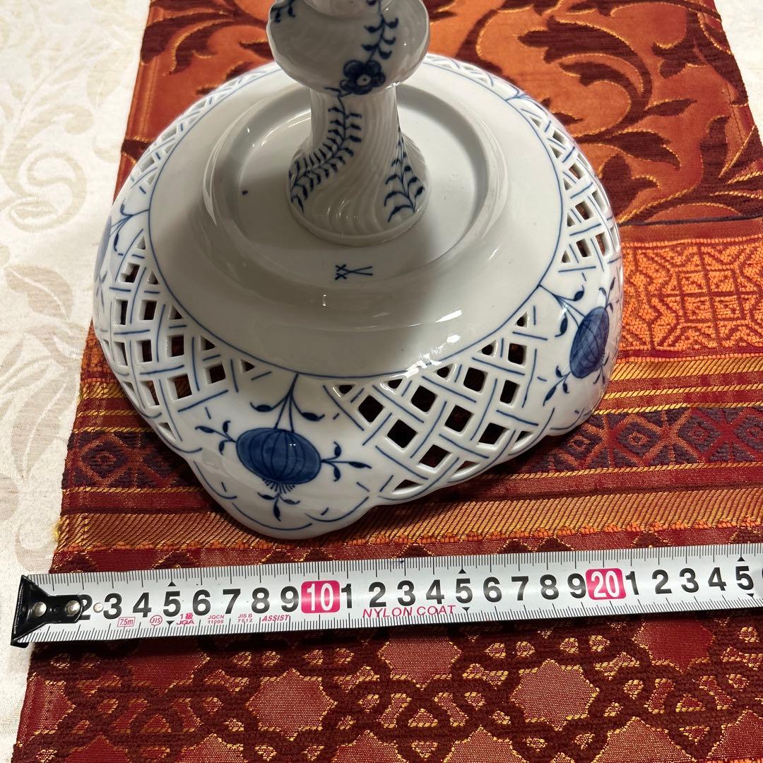 【ジェットリンク】マイセン　ブルーオニオン　コンポート　大型