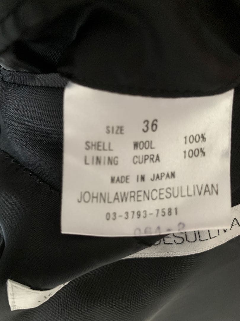 JOHN LAWRENCE SULLIVAN ブラックスーツ