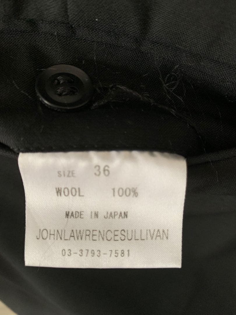 JOHN LAWRENCE SULLIVAN ブラックスーツ