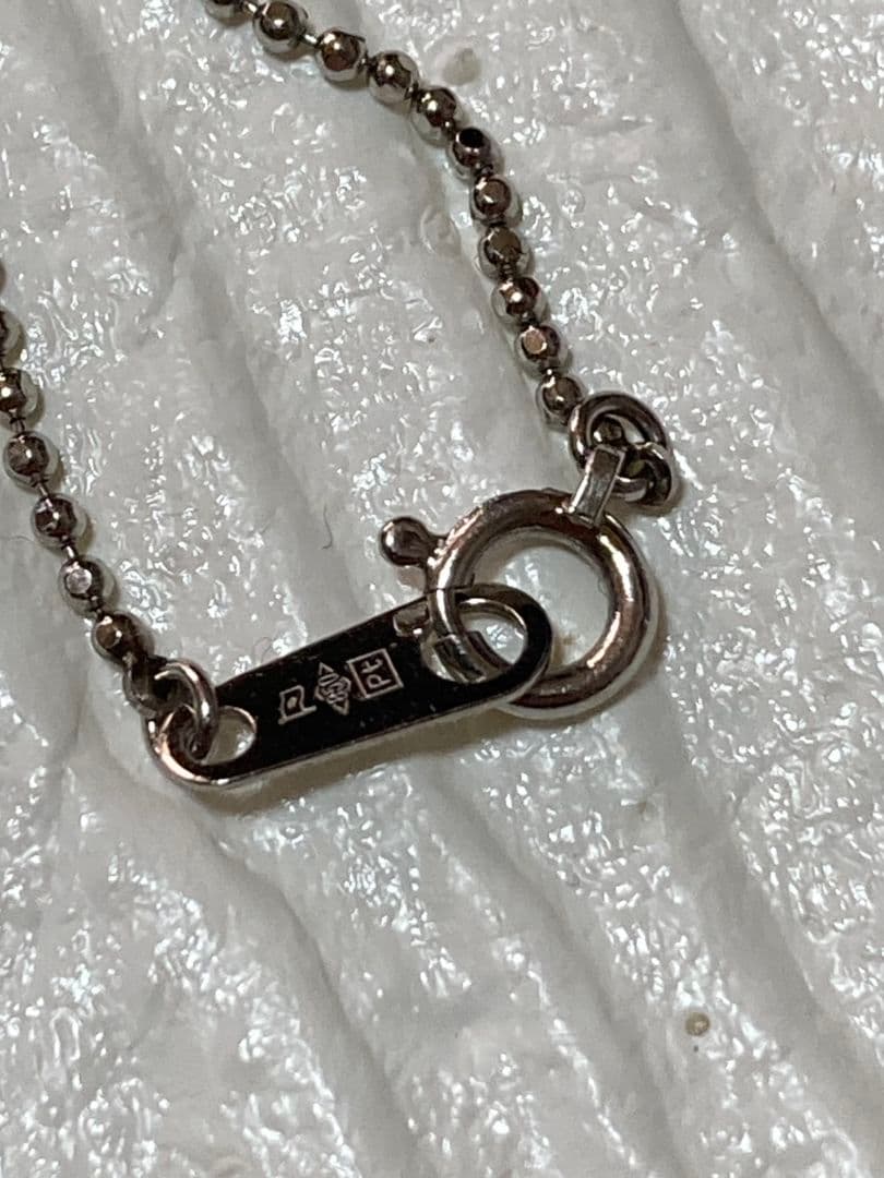 プラチナ ボールチェーン ネックレス Pt850