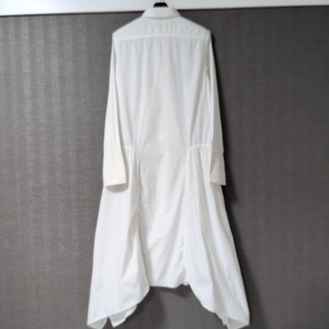 ワイズ Y's ロングシャツワンピース 白 2