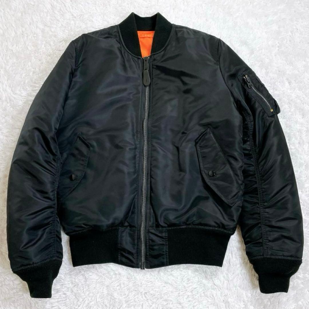 アルファインダストリーズ MA-1 黒 M