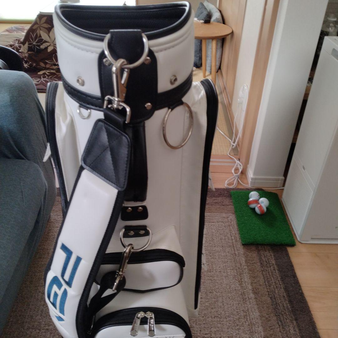 PGM ゴルフキャディバッグ ホワイト/ブラック