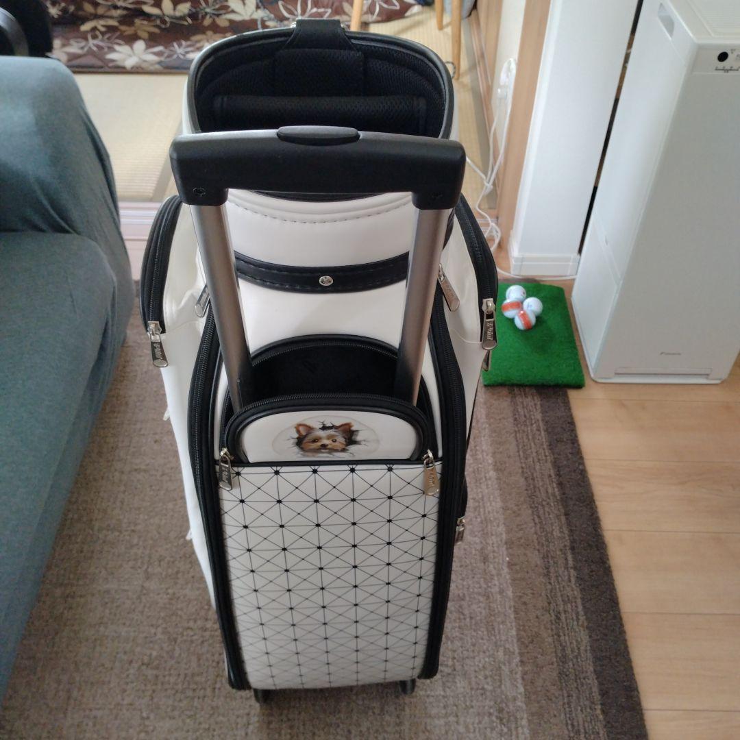 PGM ゴルフキャディバッグ ホワイト/ブラック