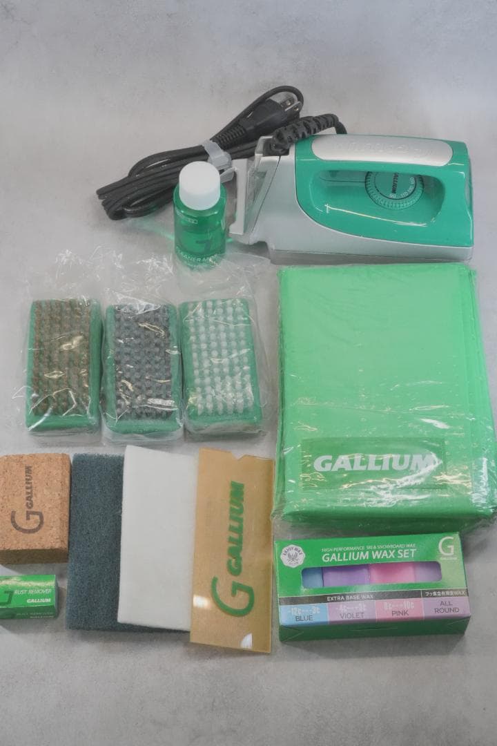ガリウム　アイロン　ワックス　4点セット