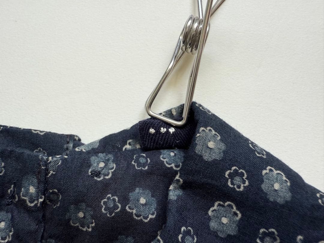 お値下げ！45R もこもこ花プリントのドレス 未使用