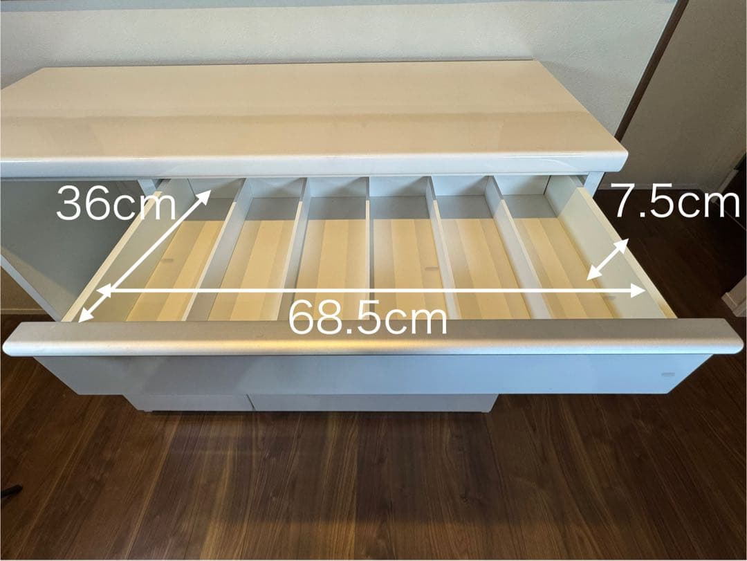 値下げ可♪【使用期間1年美品✨】松田家具キッチンカウンター