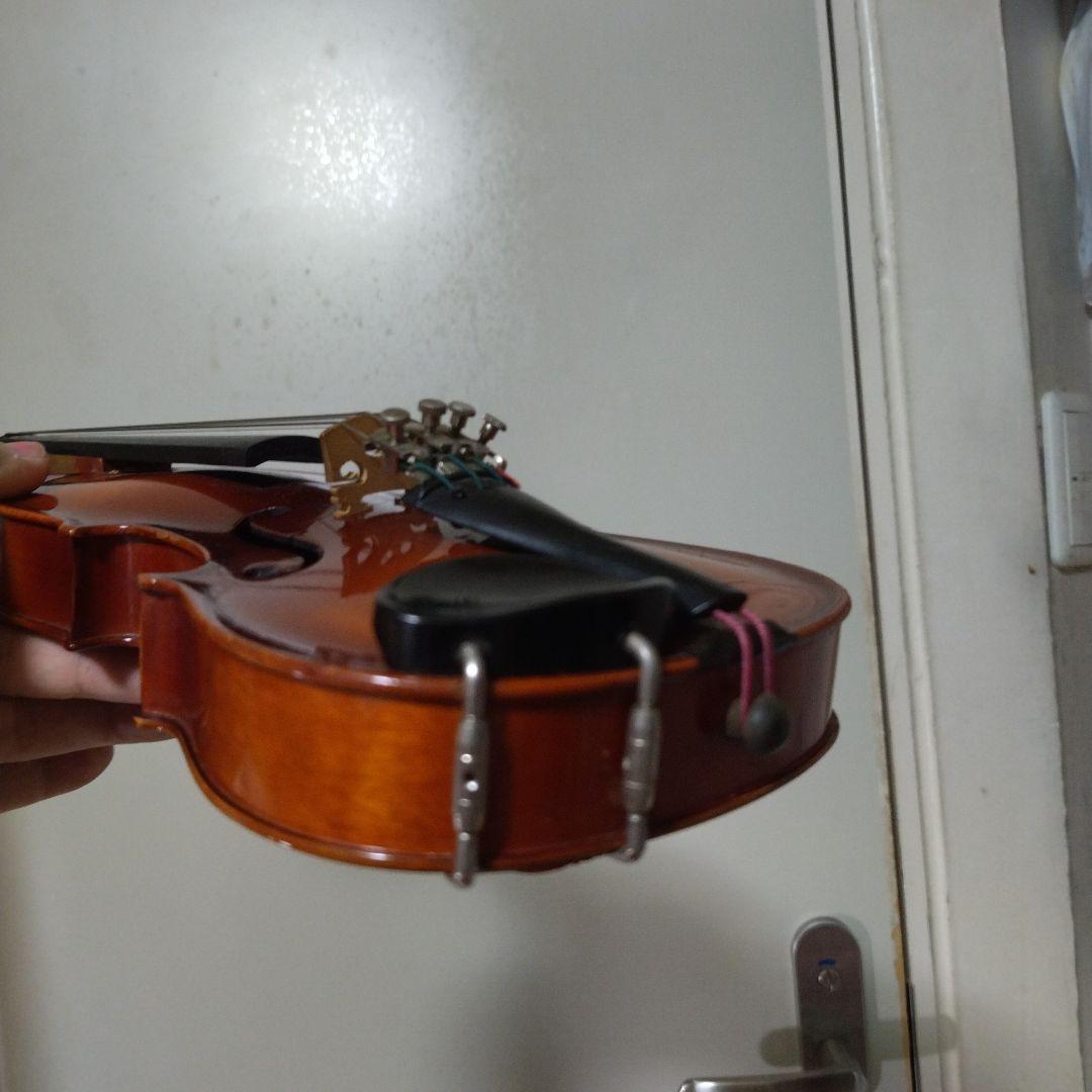 ♥4才前後の子供用♥スズキバイオリン1/10♥品番350メンテ済♥弓ケ―ス松脂付